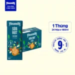 Thùng 24 hộp sữa hạt Cao Đạm ít đường Vinamilk – hộp 180ml