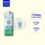 Thùng 12 hộp Sữa tươi Vinamilk Green Farm cao đạm, không lactose – hộp 250ml