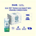 Thùng 12 hộp Sữa tươi Vinamilk Green Farm cao đạm, không lactose – hộp 250ml - Ảnh 3