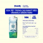 Thùng 12 hộp Sữa tươi Vinamilk Green Farm cao đạm, không lactose – hộp 250ml - Ảnh 5