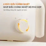 Nồi điện đa năng Gaabor GR-N15A lẩu điện 1.5L chống dính công suất 600W ăn mì nấu lẩu kèm xửng hấp - Ảnh 7