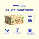 Thùng 24 hộp Sữa hạt 9 loại hạt Vinamilk ít đường - hộp 180ml - Ảnh 3